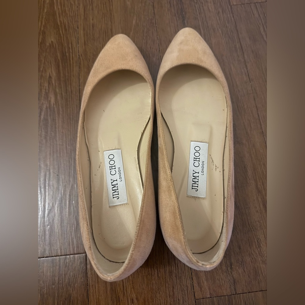 Jimmy Choo Suede Flat